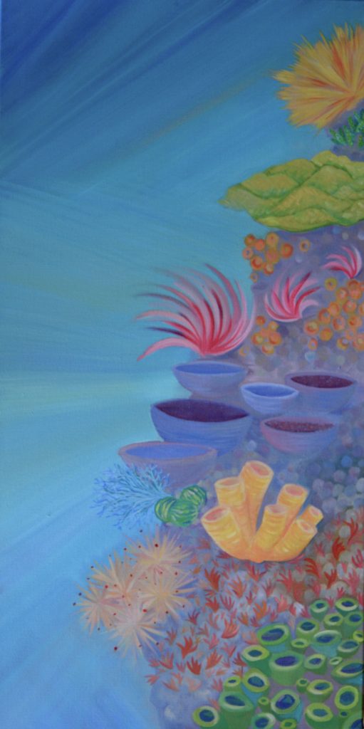 511x1024 The Coral Reef Project - Coral Reef Watercolor Painting