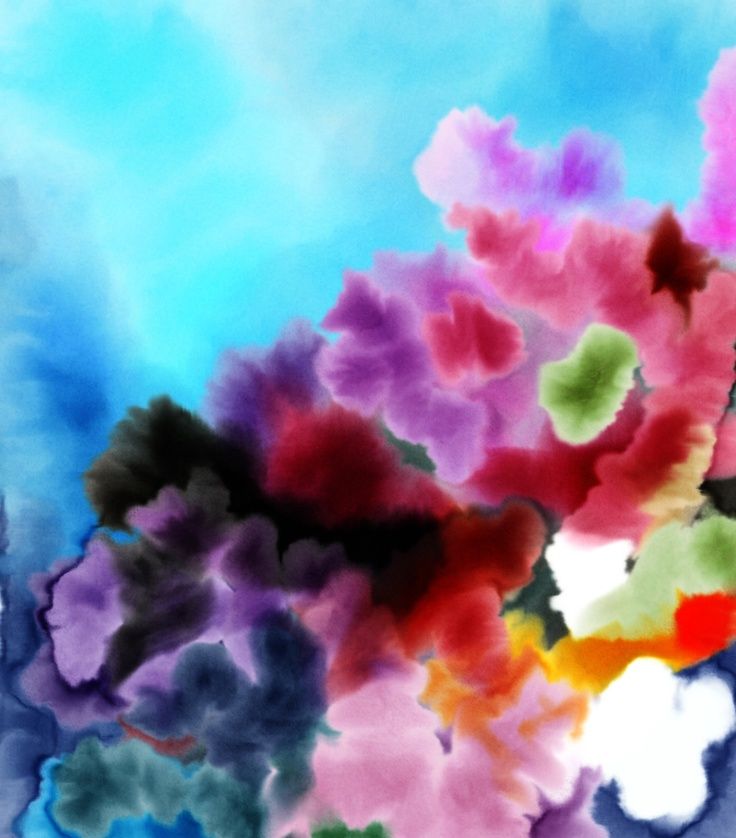 736x838 Coral Reef Watercolor - Coral Reef Watercolor Painting