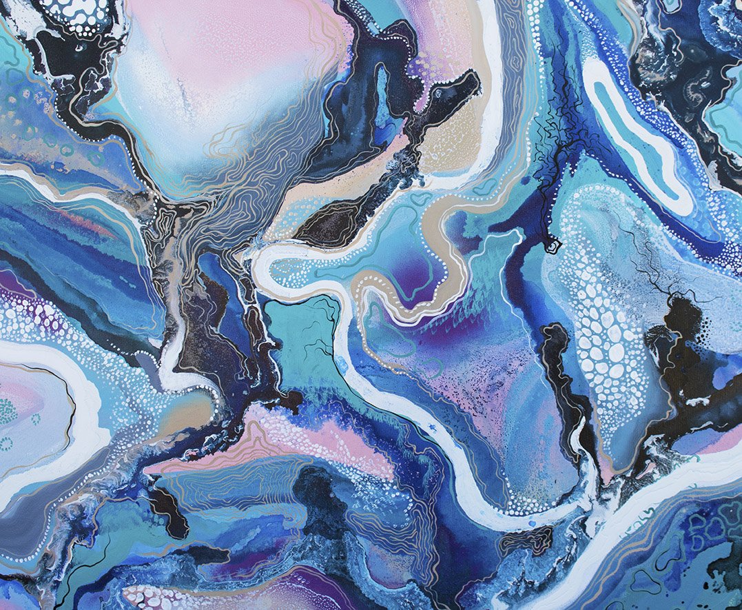 1077x885 Coral Reef Bliss - Coral Reef Watercolor Painting