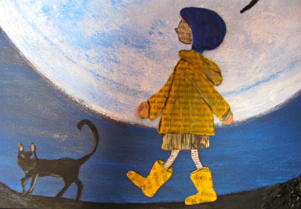 1024x714 Collage Coraline Painting Part Two Blogged Here - Coraline Painting