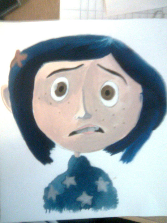 540x720 Coraline Jones By String Theory - Coraline Painting