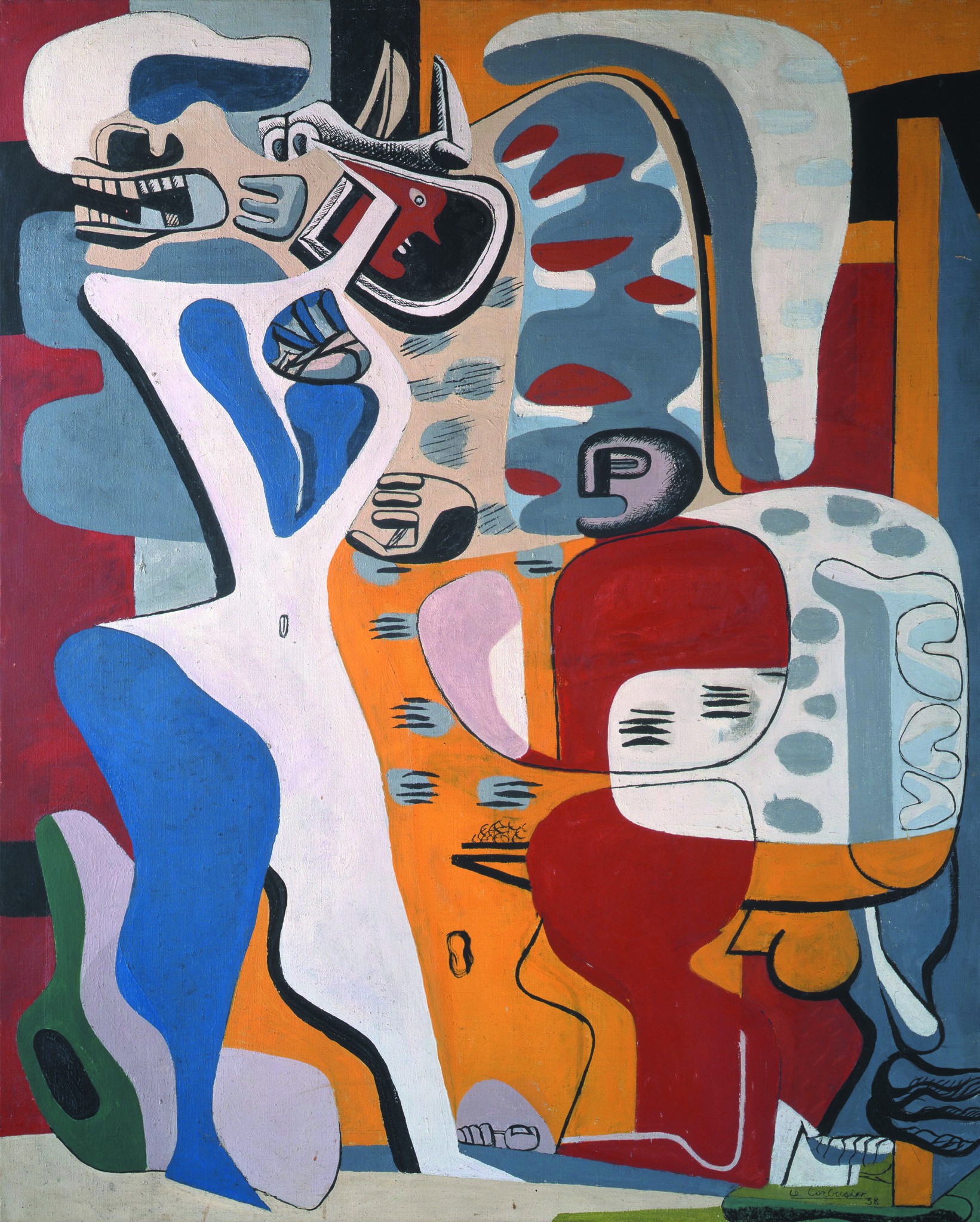 1641x2048 Le Corbusier Menace Art Basel - Corbusier Painting