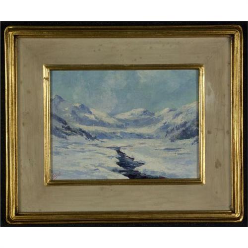 500x500 Oil Painting Jules Dahlager Cordova Alaska - Cordova Painting
