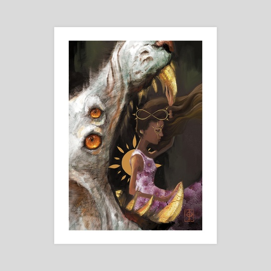 540x540 Strength, An Art Print By Octavio Cordova - Cordova Painting