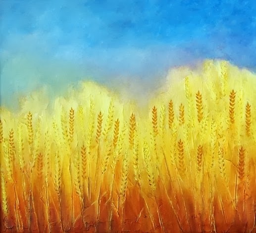 Corn Field Painting