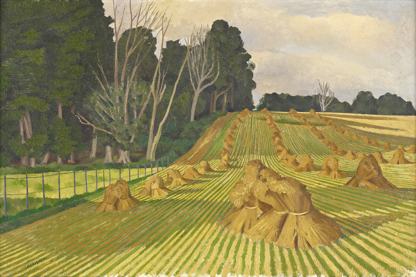 600x400 Modern British Art By John Nash With Www.llfa.uk - Corn Field Painting