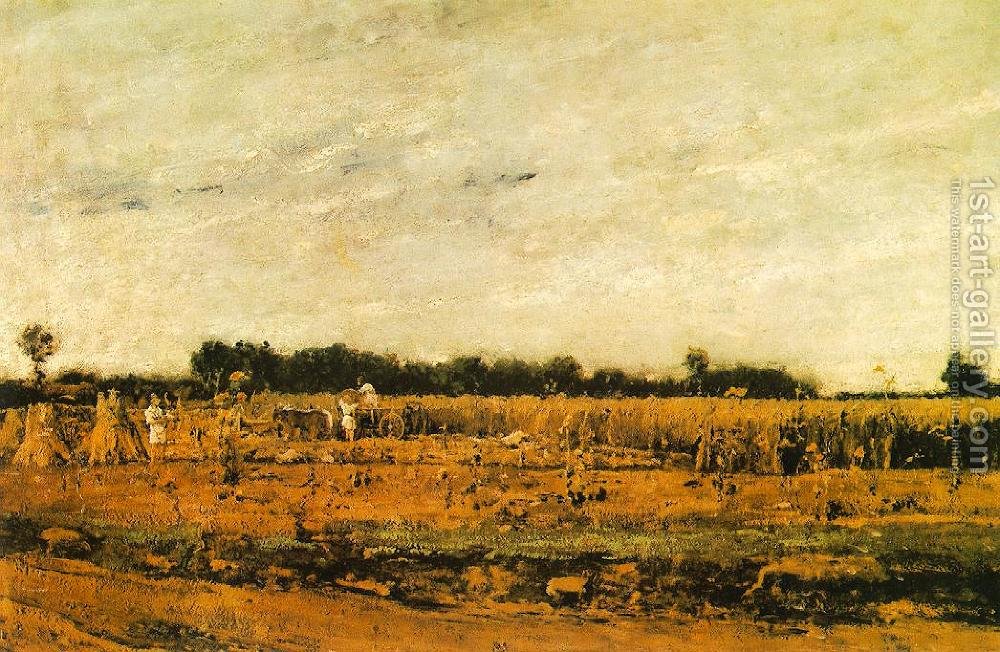 1000x652 Corn Field 1874 Mihaly Munkacsy Reproduction 1st Art Gallery - Corn Field Painting