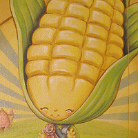 200x200 Sweet Corn - Corn Painting