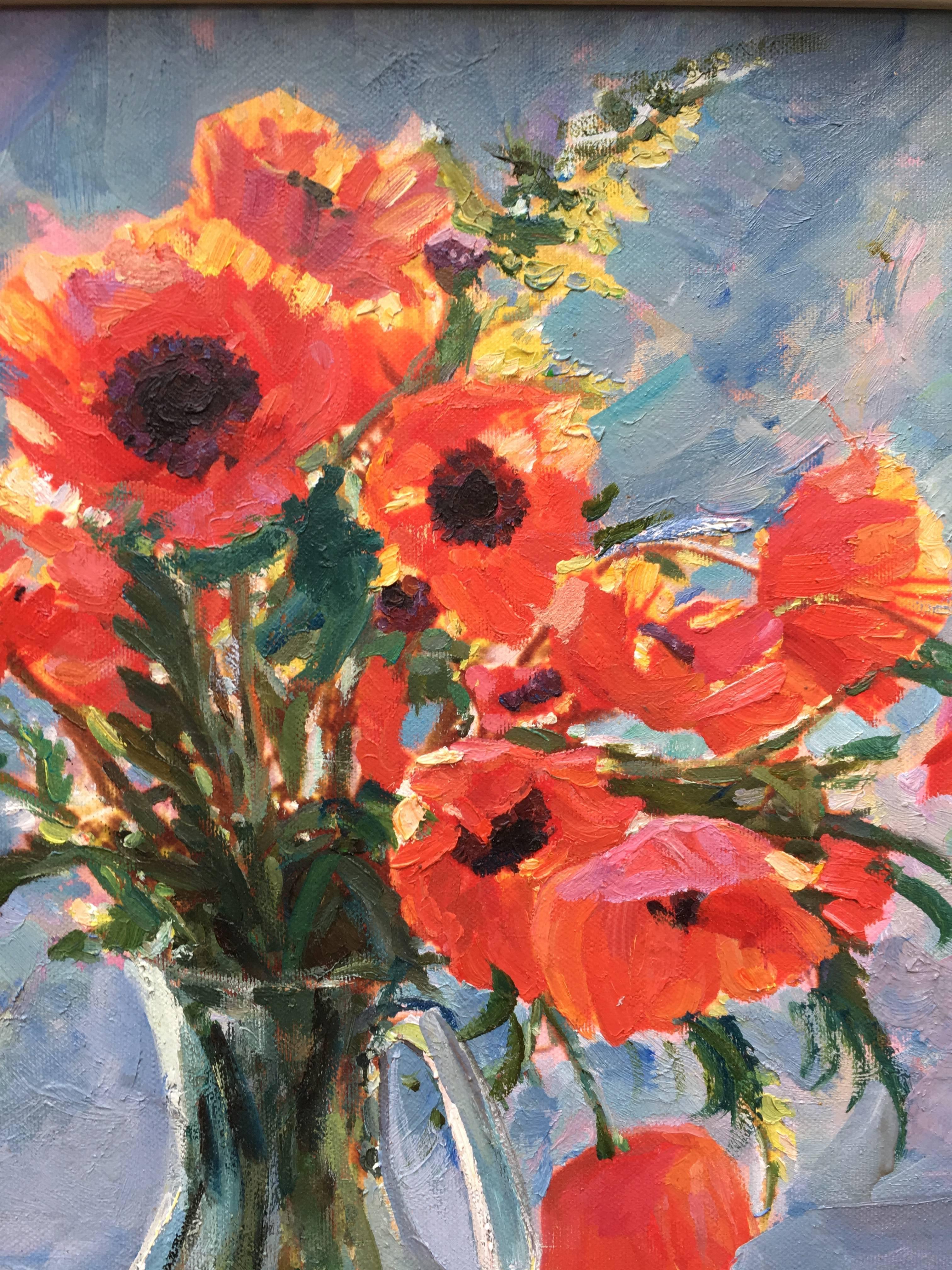 Corn Poppy Painting at PaintingValley.com | Explore collection of Corn ...