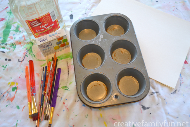 650x433 Painting With Sugar - Corn Syrup Painting