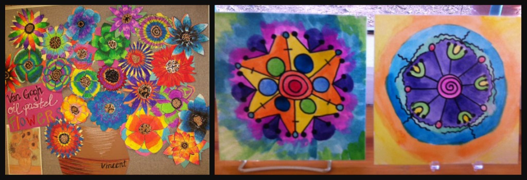 1024x350 6 Spring Art Ideas The Absorbent Teacher - Corn Syrup Painting