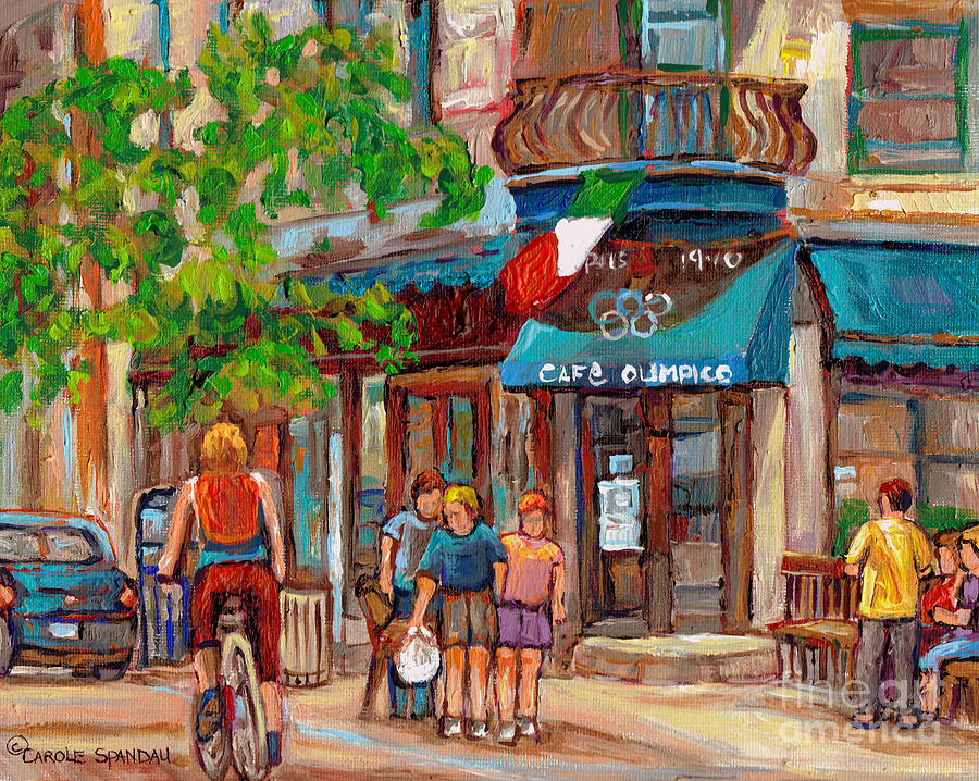 900x718 Corner Cafe Paintings Fine Art America - Corner Cafe Painting