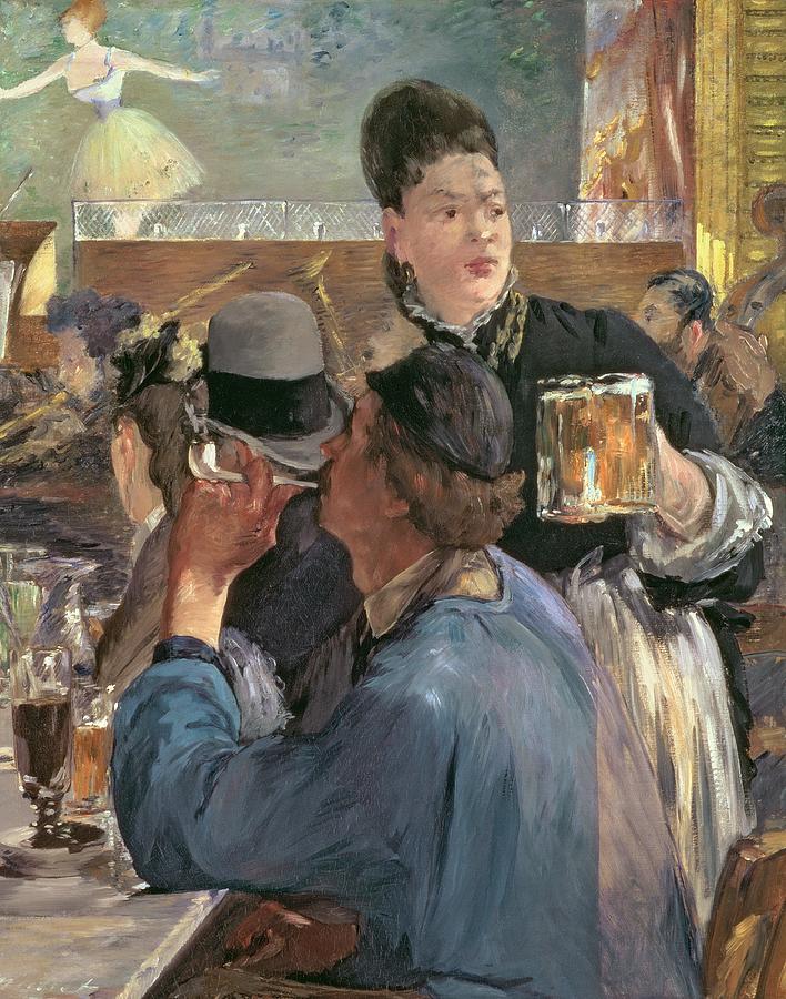 708x900 Corner Of A Cafe Concert Painting By Edouard Manet - Corner Cafe Painting