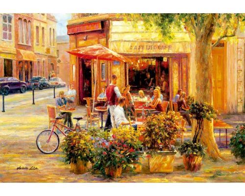 500x400 Puzzle Educa Corner Cafe De 2000 Piezas - Corner Cafe Painting