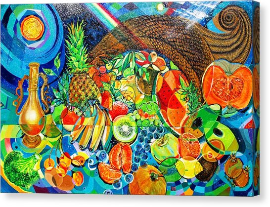 546x419 Cornucopia' Painting By Mario Villareal - Cornucopia Painting