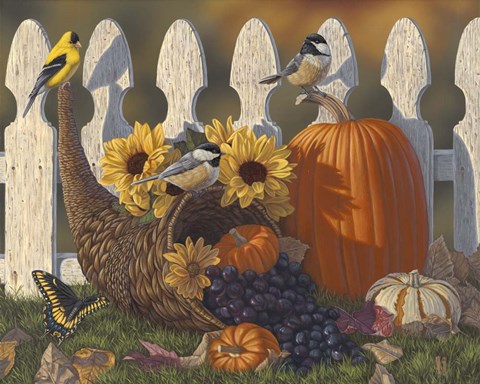 480x384 Cornucopia Fine Art Print By Jeffrey Hoff - Cornucopia Painting