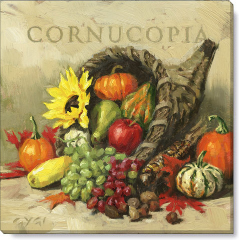 477x479 Cornucopia Giclee Art Print - Cornucopia Painting