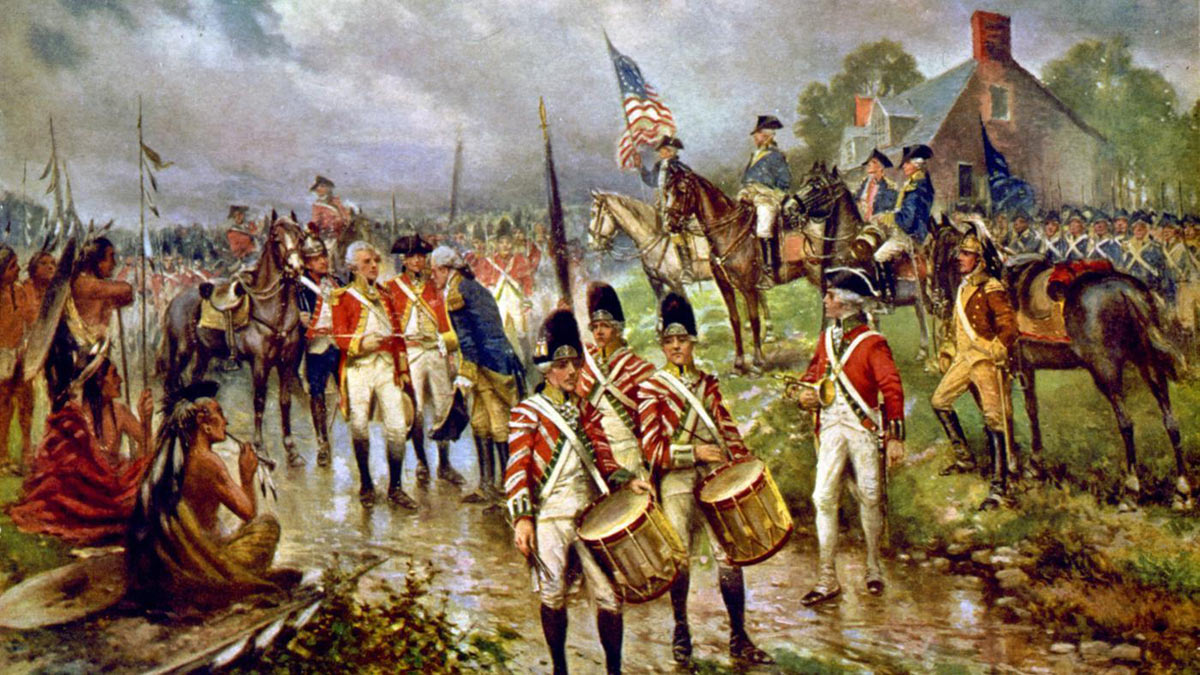 1200x675 Today In 1777 And 1781, Burgoyne Surrenders - Cornwallis Surrender At Yorktown Painting