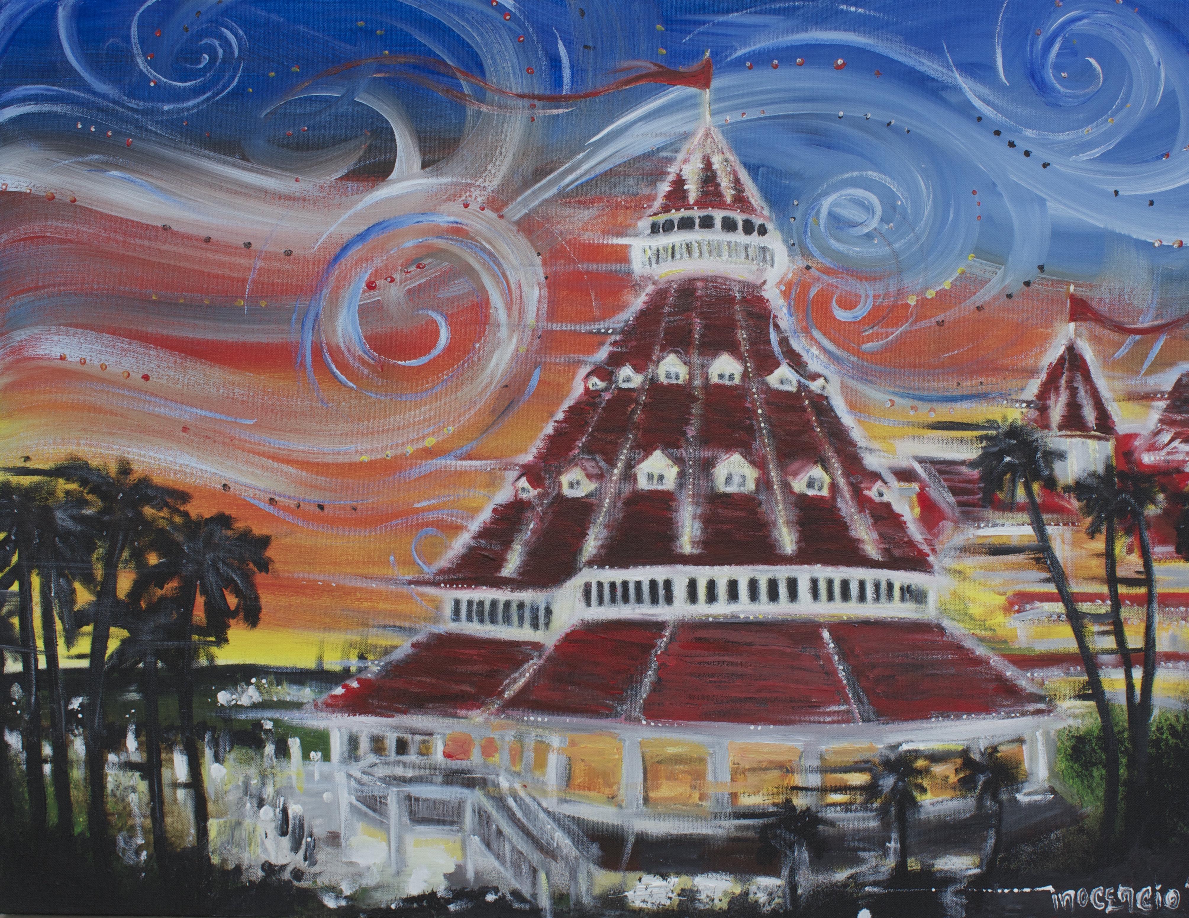 4019x3101 Hotel Del Coronado Paradise Skills - Coronado Painting