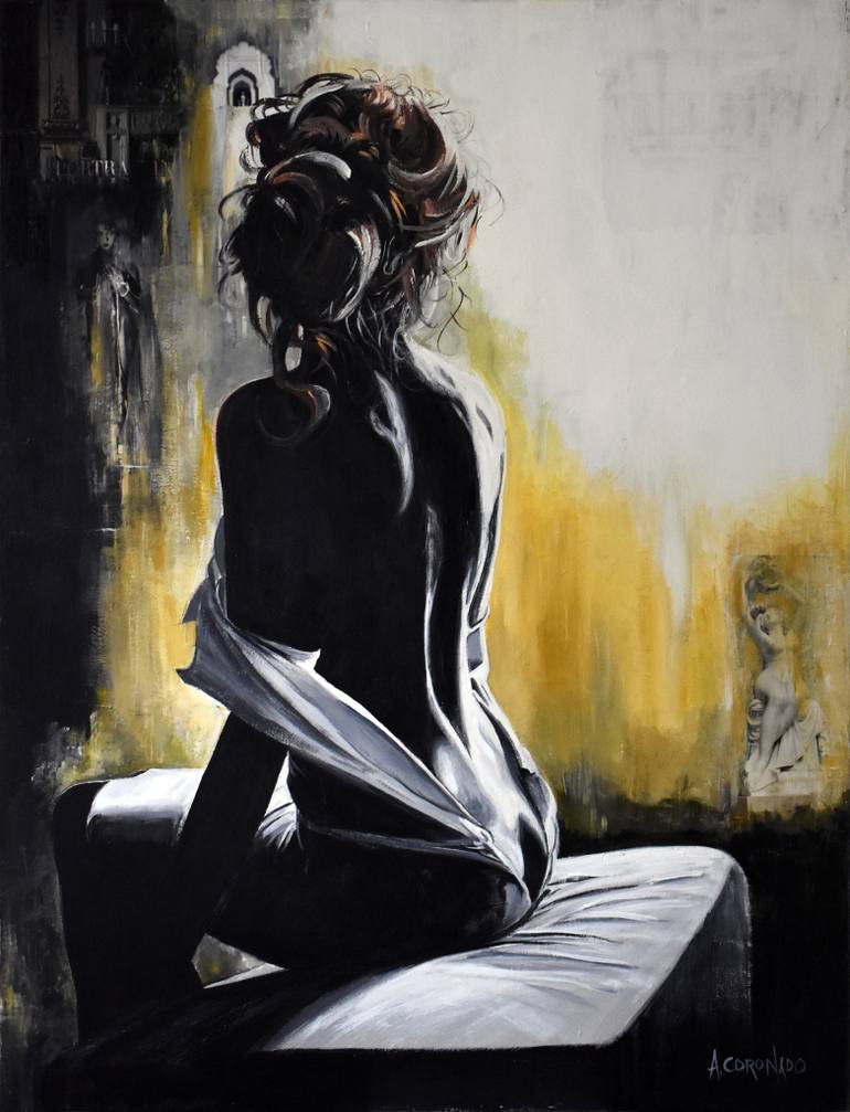 770x1007 Saatchi Art Decisions Painting By Alfredo Coronado - Coronado Painting