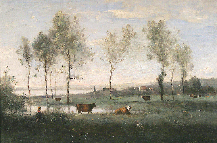 755x500 Jean Baptiste Camille Corot (1796 - Corot Painting