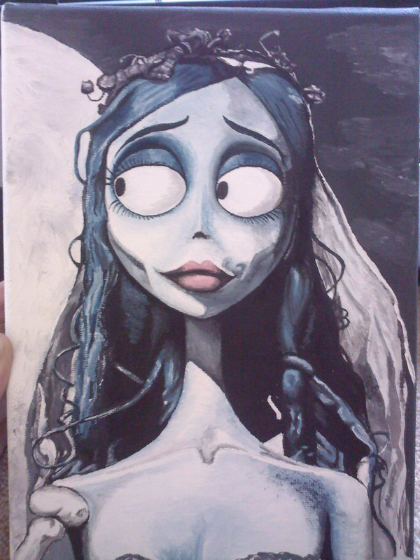 600x800 Corpse Bride By Sofalady - Corpse Bride Painting