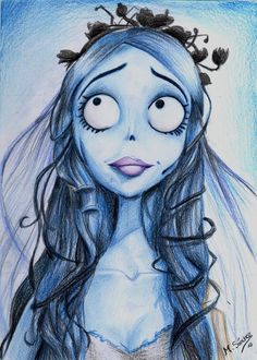 236x330 Corpse Bride Painting Crazy Disney Cartoon Stuff - Corpse Bride Painting