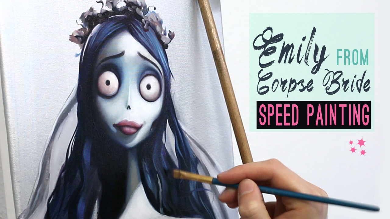 1280x720 Emily From Corpse Bride Speedpainting - Corpse Bride Painting