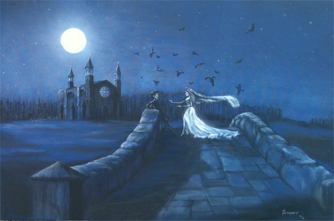 1100x729 Kids Amp Comedy - Corpse Bride Painting