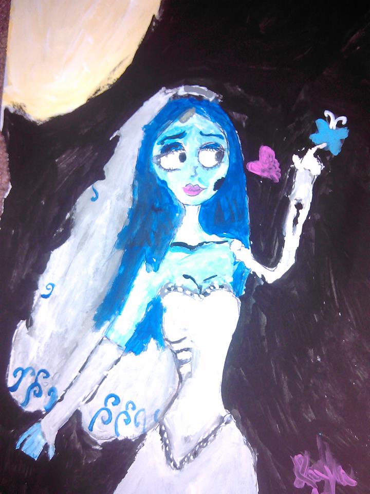 720x960 The Corpse Bride Painting By Karutimburtonfan - Corpse Bride Painting