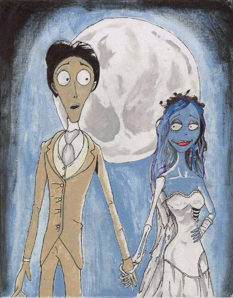 790x1011 The Corpse Bride Painting By Big D Artiz - Corpse Bride Painting