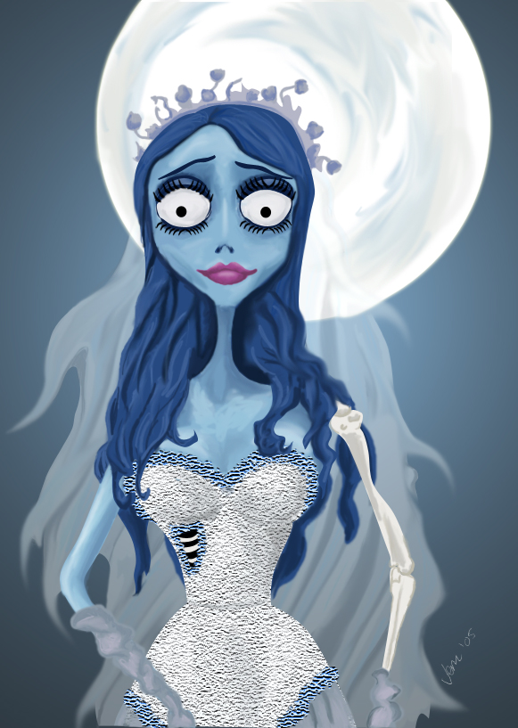 581x817 Corpse Bride - Corpse Bride Painting