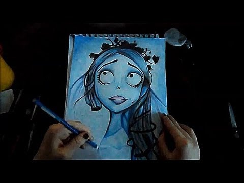 480x360 Corpse Bride Emelie - Corpse Bride Painting