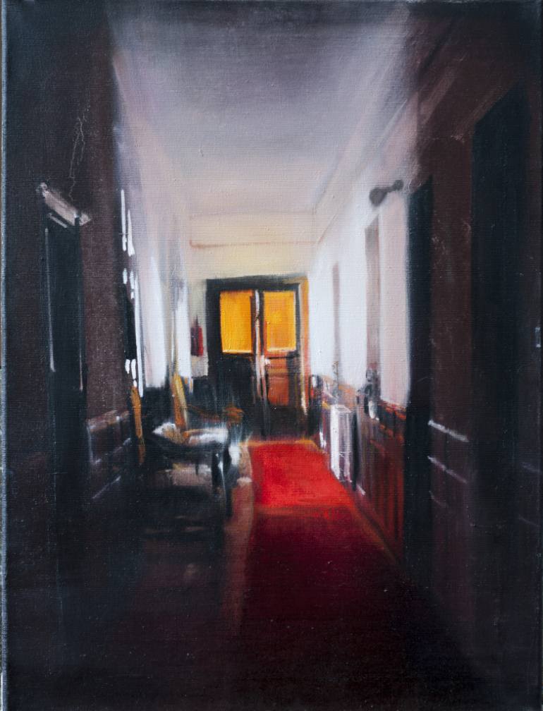 770x1008 Saatchi Art Corridor Painting By Daniel Laszlo - Corridor Painting