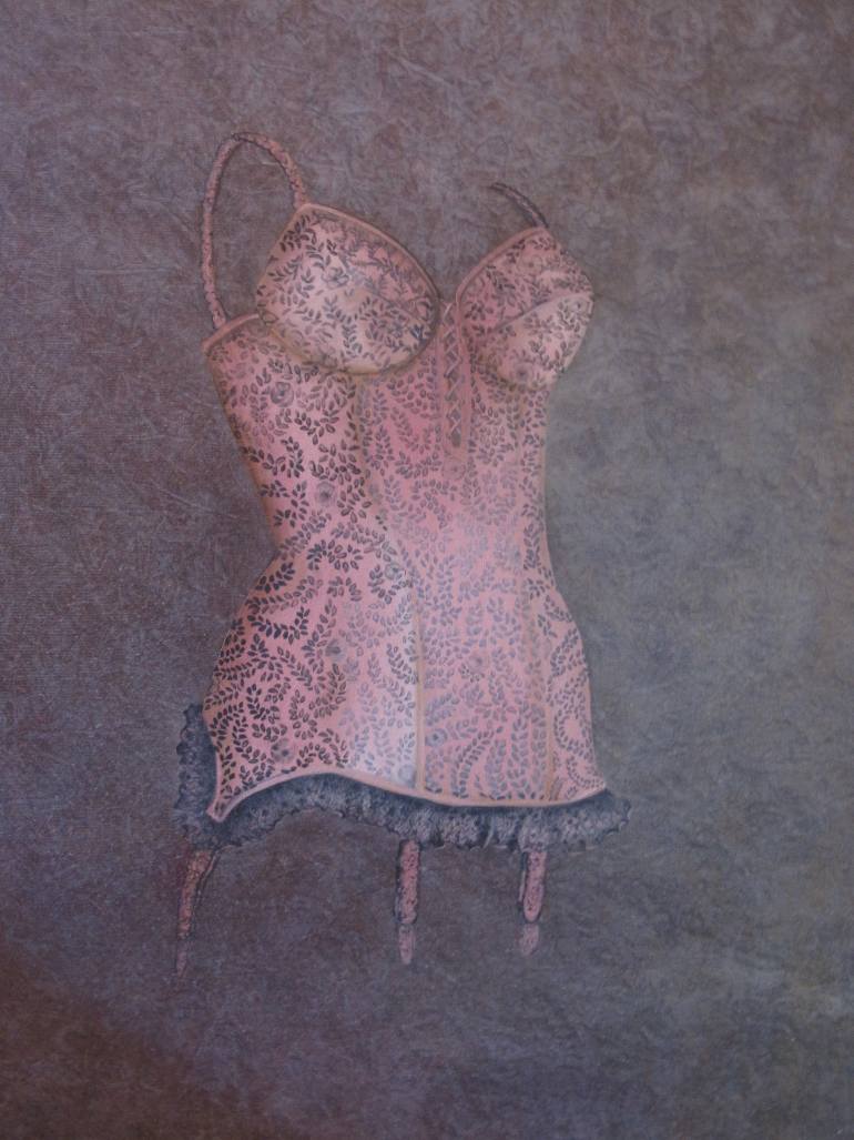 770x1027 Saatchi Art Corset Painting By Nelly Crestey - Corset Painting