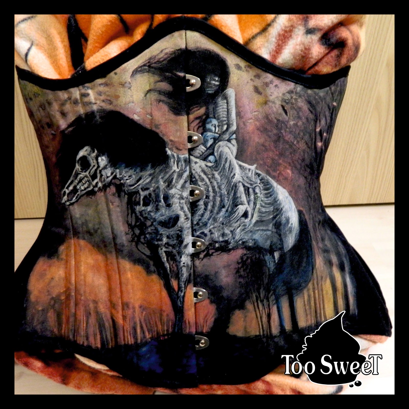 1600x1600 Too Sweet Painting On Corset - Corset Painting
