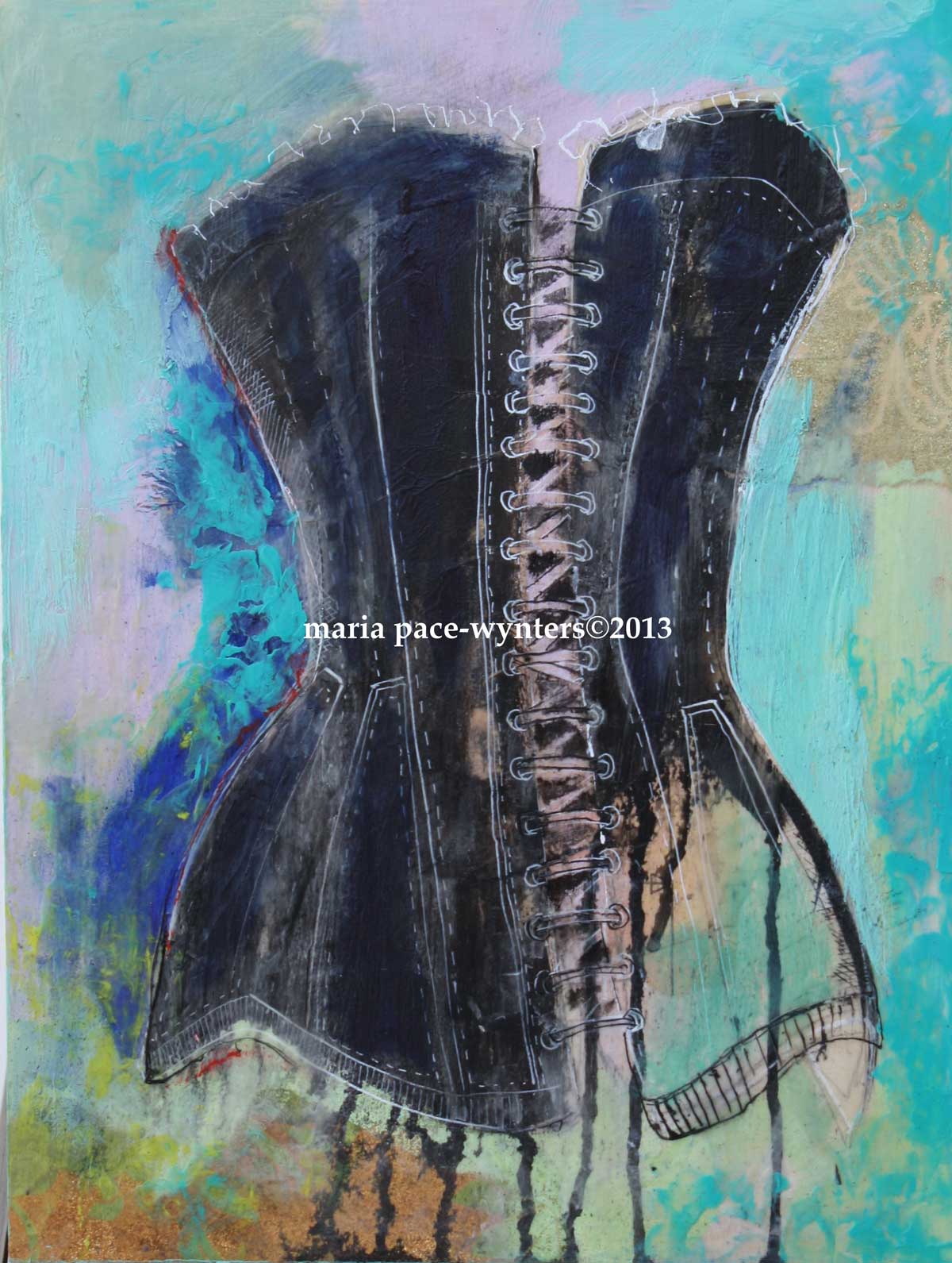 1200x1591 Corset - Corset Painting