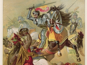 334x250 Hernan Cortes - Cortez Painting