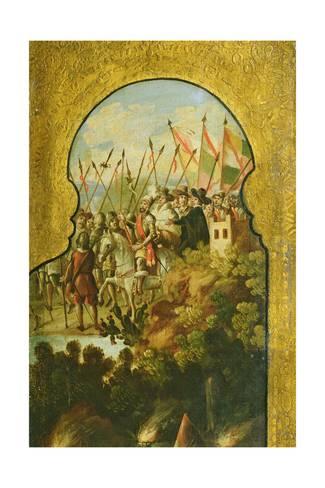 325x488 The Arrival The Spanish, Lead By Cortez, In The Plateau - Cortez Painting