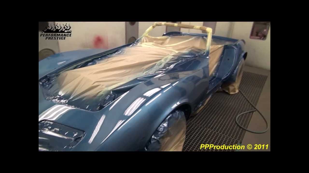 1280x720 Corvette C3 1968 Convertible New Paint.avi - Corvette Painting