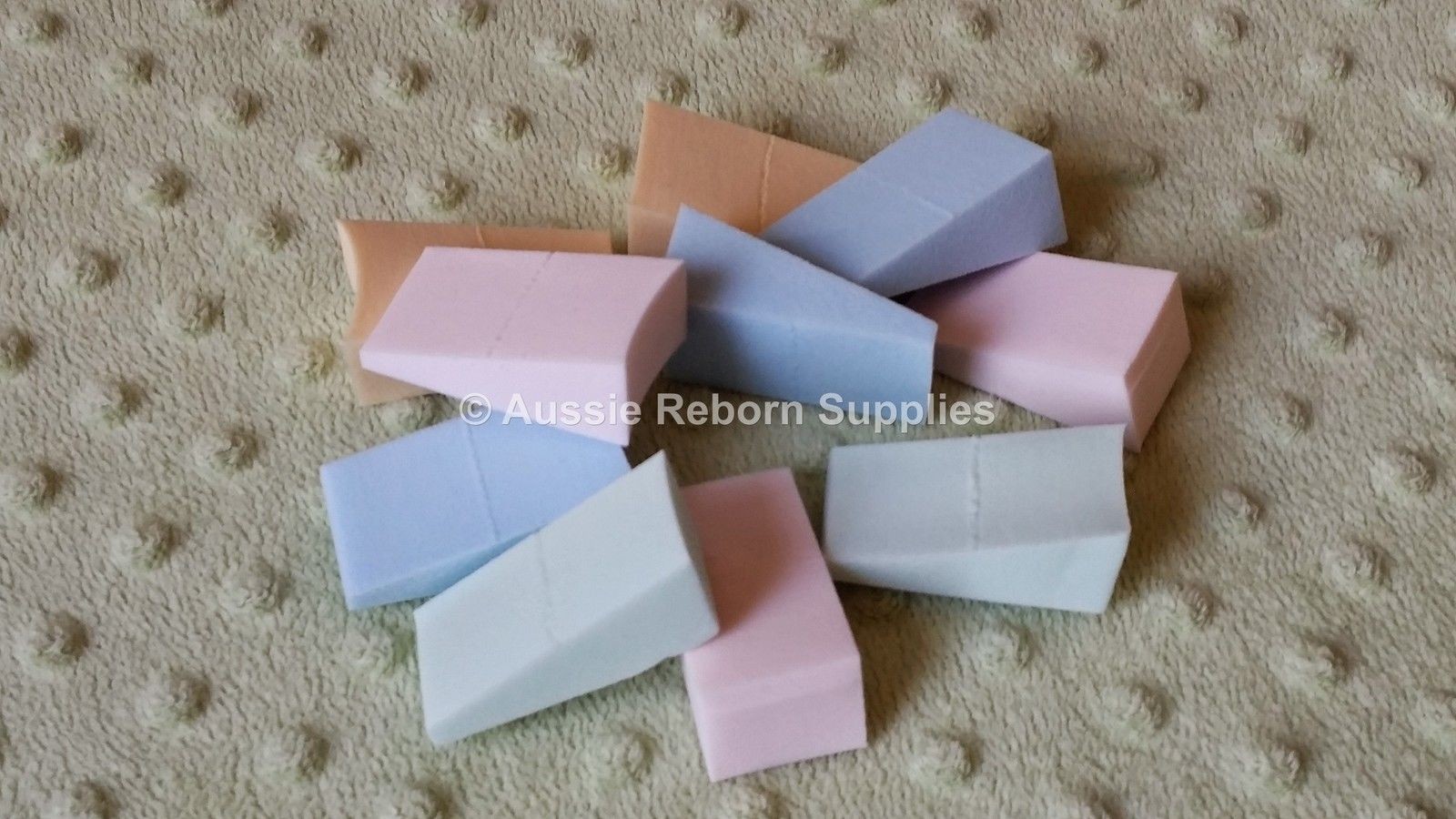 1600x900 Reborn Baby Supplies Doll Painting Wedges Sponge Pack Of 10 Skin - Cosmetic Painting