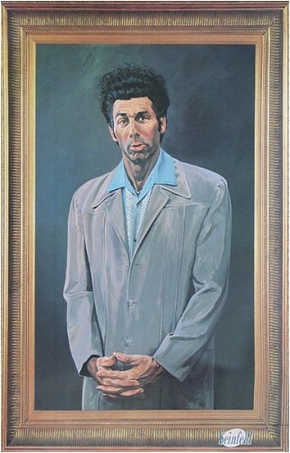 321x500 Pyramid Seinfeld Kramer Wall Poster Prints Posters - Cosmo Kramer Painting