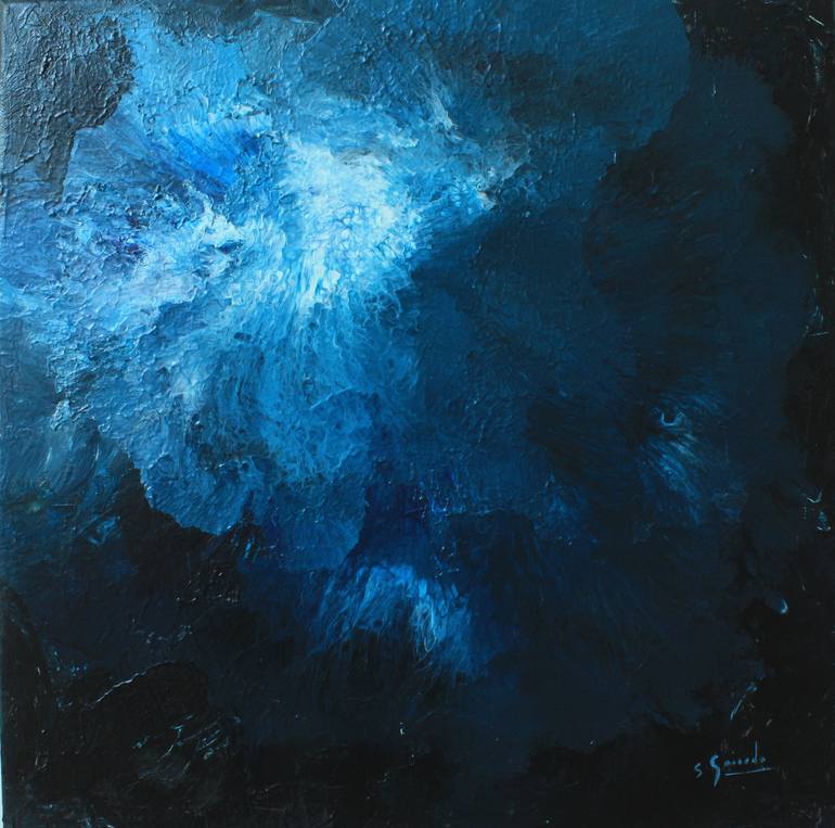 770x763 Saatchi Art Cosmos Painting By Sophie Gaiardo - Cosmos Painting