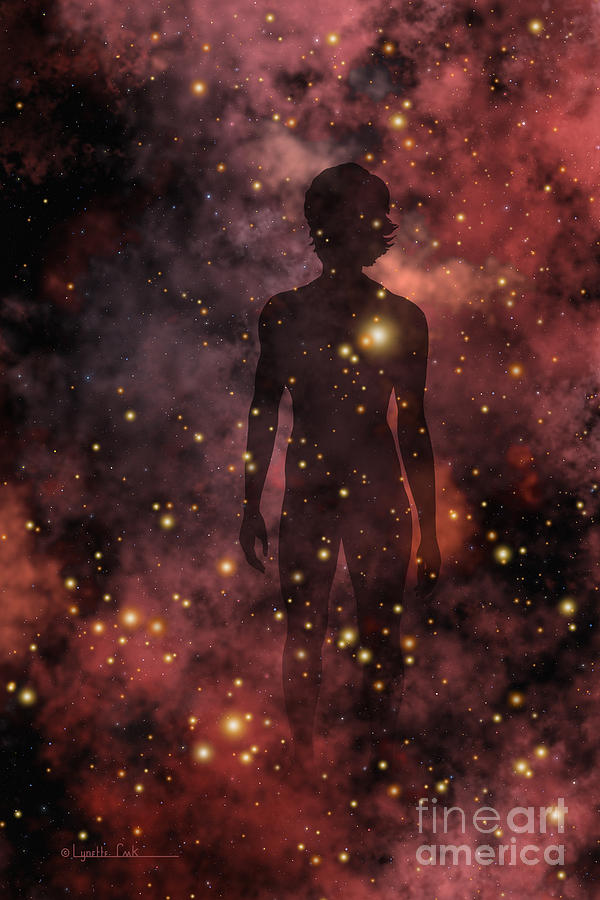 600x900 Child Of The Cosmos Painting By Lynette Cook - Cosmos Painting