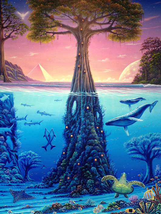 530x707 Costa Rica Surf Travel - Costa Rica Painting