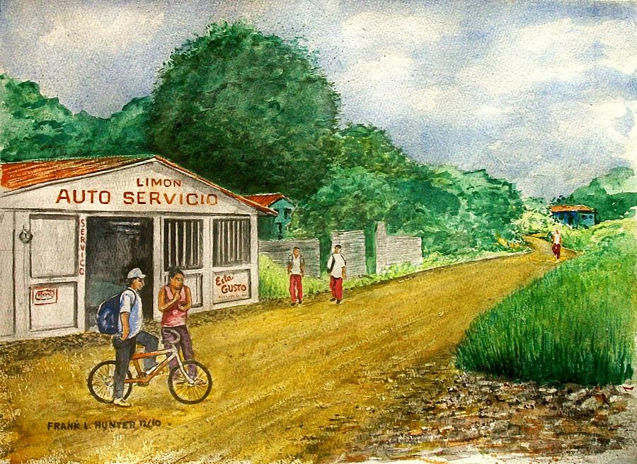 900x655 Limon Costa Rica Painting By Frank Hunter - Costa Rica Painting