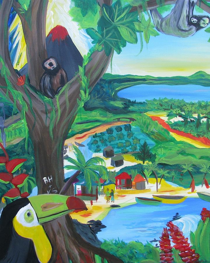 Costa Rica Painting at PaintingValley.com | Explore collection of Costa ...