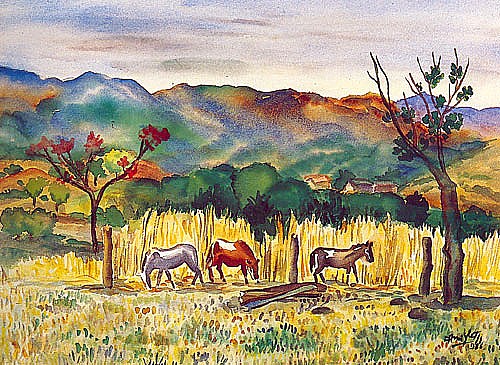 500x365 Art Now And Then Costa Rican Art - Costa Rica Painting