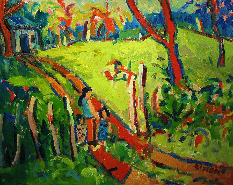 900x714 Costa Rica Painting By Brian Simons - Costa Rica Painting