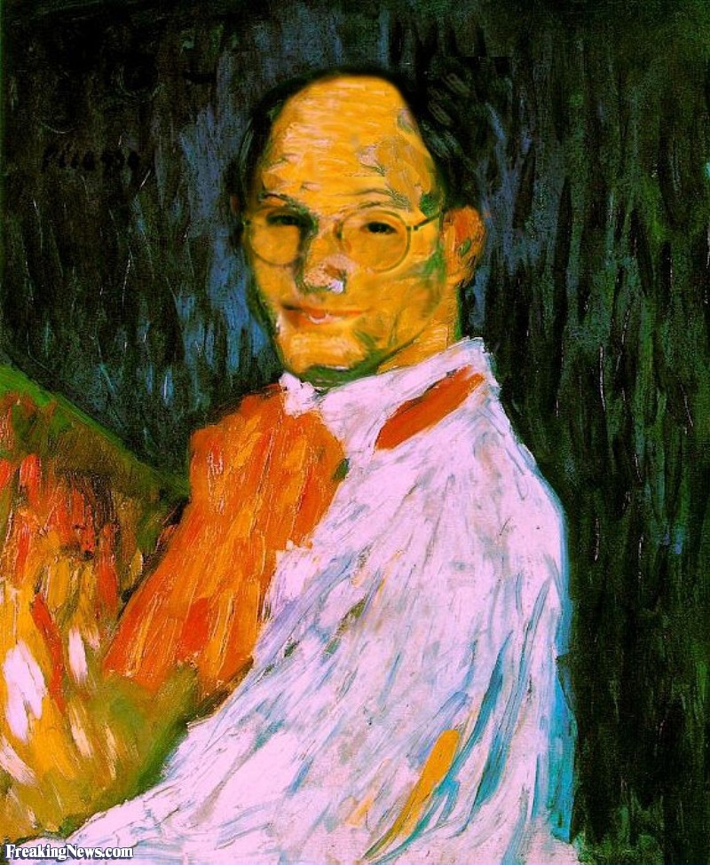 800x975 George Costanza By Picasso Pictures - Costanza Painting